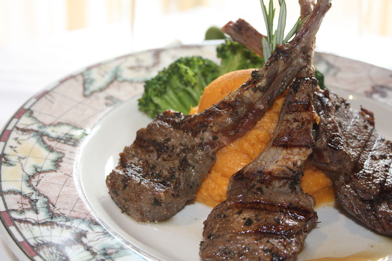 Honey Rosemary Lamb Chops